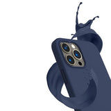 Rvelon iPhone 12/iPhone 12 Pro Deksel Silikon Blå