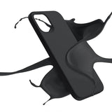 Rvelon iPhone 12/iPhone 12 Pro Deksel Silikon Svart
