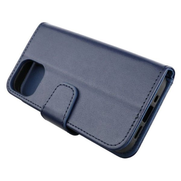 Rvelon iPhone 12/iPhone 12 Pro Etui Utbrettbar Kortlomme Blå
