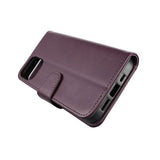 Rvelon iPhone 12/iPhone 12 Pro Etui Utbrettbar Kortlomme Lilla