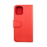 Rvelon iPhone 12/iPhone 12 Pro Etui Utbrettbar Kortlomme Rød