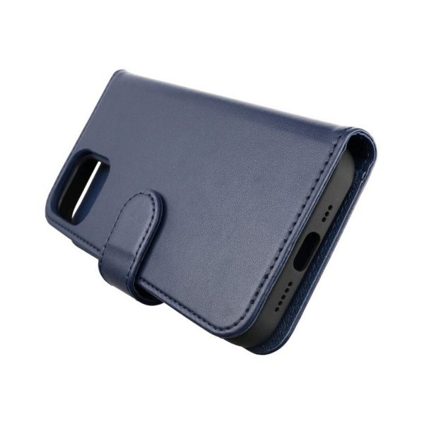 Rvelon iPhone 12/iPhone 12 Pro Etui Detachable Wallet Case Blå