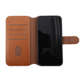Rvelon iPhone 12/iPhone 12 Pro Etui Detachable Wallet Case Brun