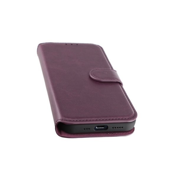 Rvelon iPhone 12/iPhone 12 Pro Etui Detachable Wallet Case Lilla