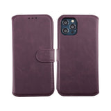 Rvelon iPhone 12/iPhone 12 Pro Etui Detachable Wallet Case Lilla