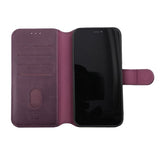 Rvelon iPhone 12/iPhone 12 Pro Etui Detachable Wallet Case Lilla