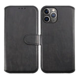 Rvelon iPhone 12/iPhone 12 Pro Etui Detachable Wallet Case Svart