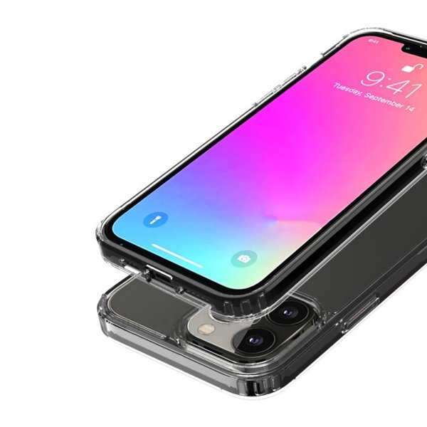 Rvelon iPhone 12/iPhone 12 Pro Deksel TPU Transparent