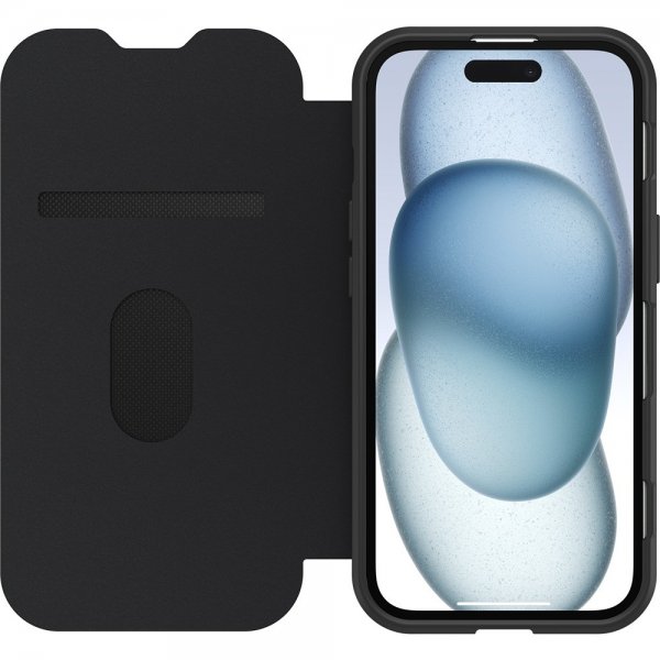 Otterbox iPhone 13/14/15/16e/17e Etui React Folio MagSafe Black Crystal