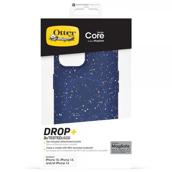 Otterbox iPhone 13/14/15/16e/17e Deksel Core MagSafe Blueberry Pie