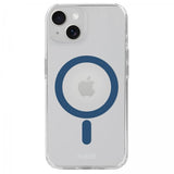 holdit iPhone 13/14/15 Deksel MagSafe Case Denim Blue Transparent