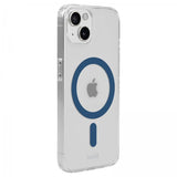 holdit iPhone 13/14/15 Deksel MagSafe Case Denim Blue Transparent