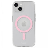 holdit iPhone 13/14/15 Deksel MagSafe Case Rosa Transparent