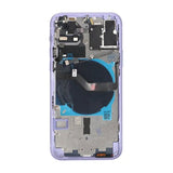 iPhone 12 bakside med komplett ramme OEM - lilla