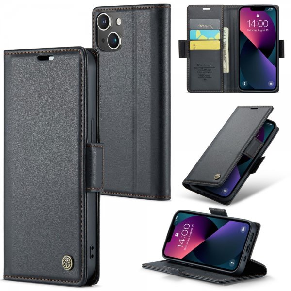 CaseMe iPhone 13 Etui 023 Series Svart