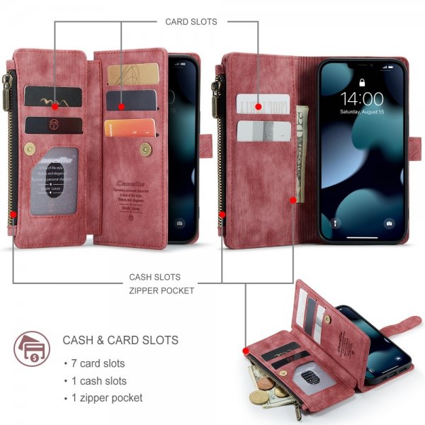 CaseMe iPhone 13 Etui C30 Series Rød