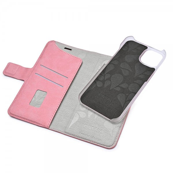 Onsala iPhone 13 Etui Fashion Edition Avtakbart Deksel Dusty Pink