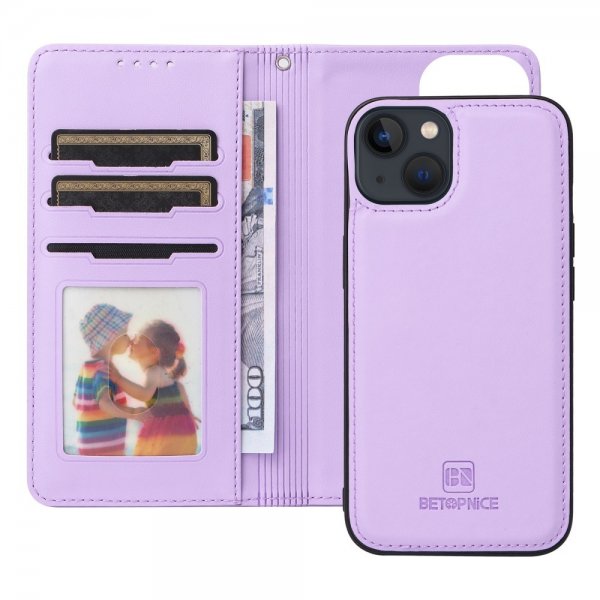 Betopnice iPhone 13 Etui Avtagbart Deksel 005 Lilla