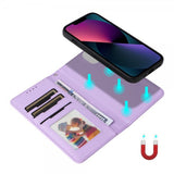 Betopnice iPhone 13 Etui Avtagbart Deksel 005 Lilla
