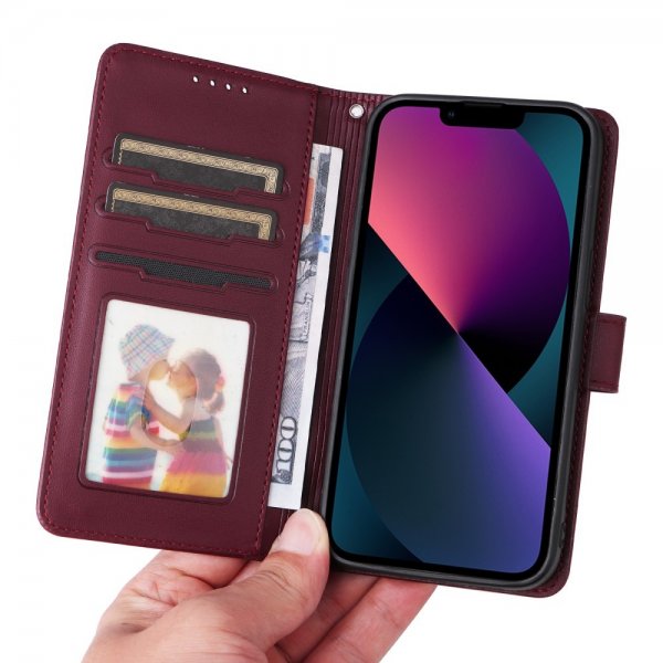 Betopnice iPhone 13 Etui Avtagbart Deksel 005 Rød