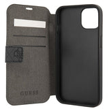 Guess iPhone 13 Etui Metal Logo Grå