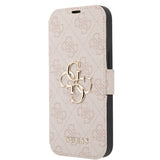 Guess iPhone 13 Etui Metal Logo Rosa