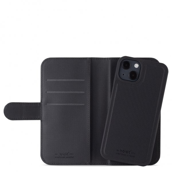 holdit iPhone 13 Etui Wallet Case Magnet Svart