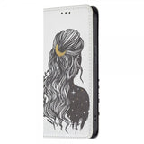 iPhone 13 Pro Etui Flip Motiv Kvinne