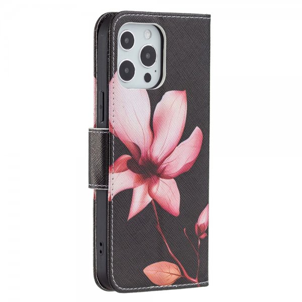 iPhone 13 Pro Etui Motiv Rosa Lotus