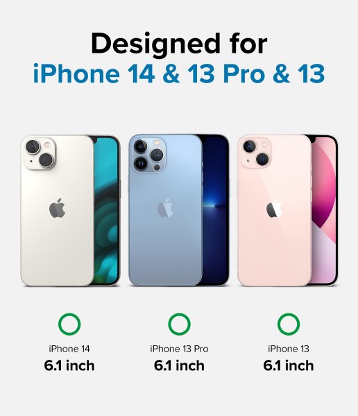 Ringke iPhone 13/iPhone 13 Pro/iPhone 14 Skjermbeskytter Privacy Glass