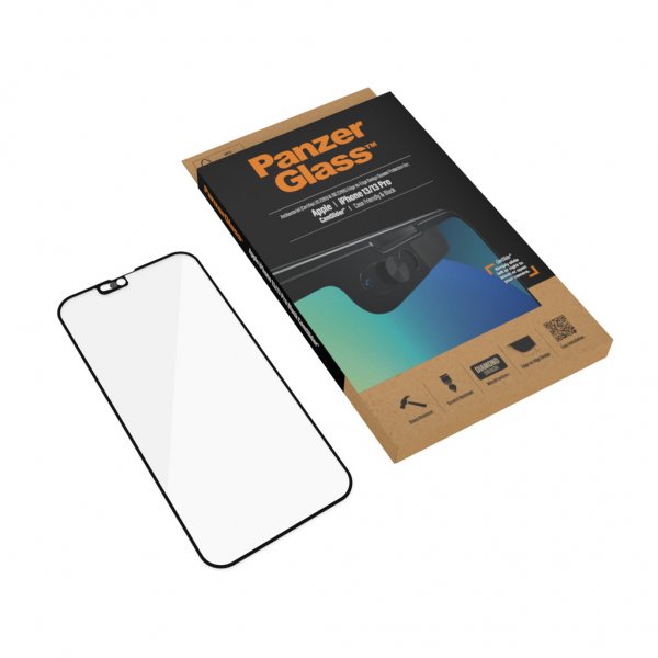 PanzerGlass iPhone 13/iPhone 13 Pro Skjermbeskytter Edge-to-Edge CamSlider