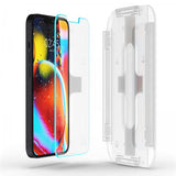 Spigen iPhone 13/13 Pro/14/16e/17e Skjermbeskytter GLAS.tR EZ Fit 2-pack