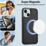 Nordic Covers iPhone 13/iPhone 14 Etui med avtakbart MagSafe-deksel Raven Black