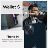 Spigen iPhone 13/iPhone 14 Etui Wallet S Svart