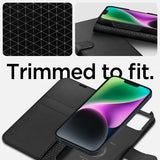 Spigen iPhone 13/iPhone 14 Etui Wallet S Svart