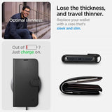 Spigen iPhone 13/iPhone 14 Etui Wallet S Svart
