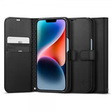 Spigen iPhone 13/iPhone 14 Etui Wallet S Svart