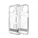 Zagg iPhone 13/iPhone 14/iPhone 15 Deksel Crystal Palace Snap Kickstand Clear