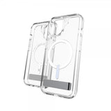 Zagg iPhone 13/iPhone 14/iPhone 15 Deksel Crystal Palace Snap Kickstand Clear