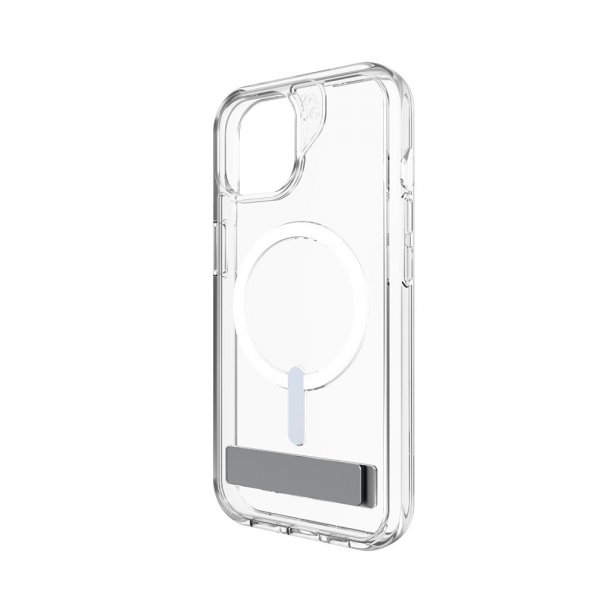 Zagg iPhone 13/iPhone 14/iPhone 15 Deksel Crystal Palace Snap Kickstand Clear