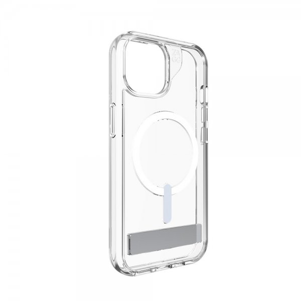 Zagg iPhone 13/iPhone 14/iPhone 15 Deksel Crystal Palace Snap Kickstand Clear