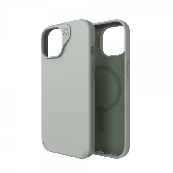 Zagg iPhone 13/iPhone 14/iPhone 15 Deksel Manhattan Snap Sage
