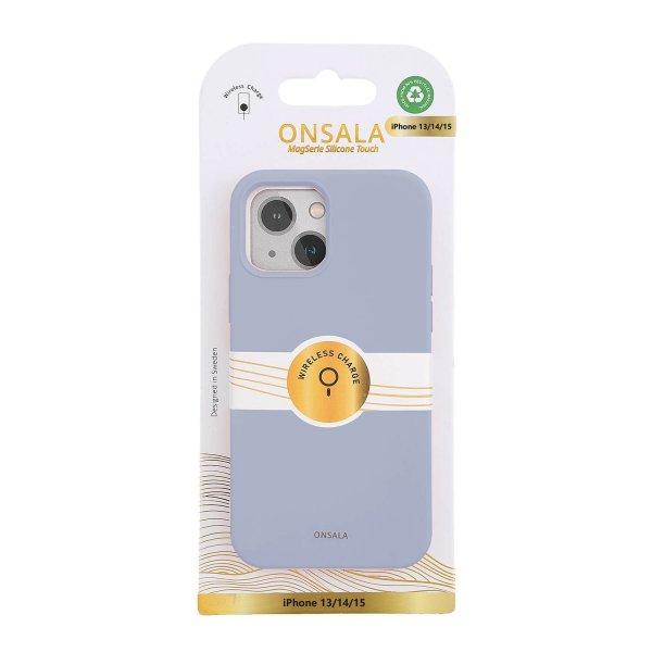 Onsala iPhone 13/iPhone 14/iPhone 15 Deksel Silicone Touch Summer Sky