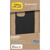 Otterbox iPhone 13/14/15 Deksel Symmetry Cactus Leather MagSafe Noir Ash
