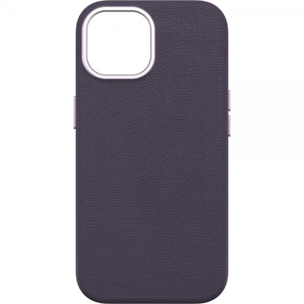 Otterbox iPhone 13/14/15 Deksel Symmetry Cactus Leather MagSafe Plum Luxe