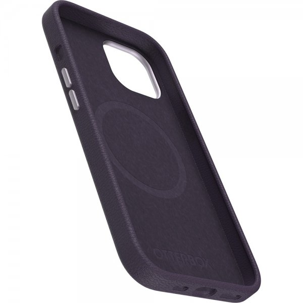 Otterbox iPhone 13/14/15 Deksel Symmetry Cactus Leather MagSafe Plum Luxe