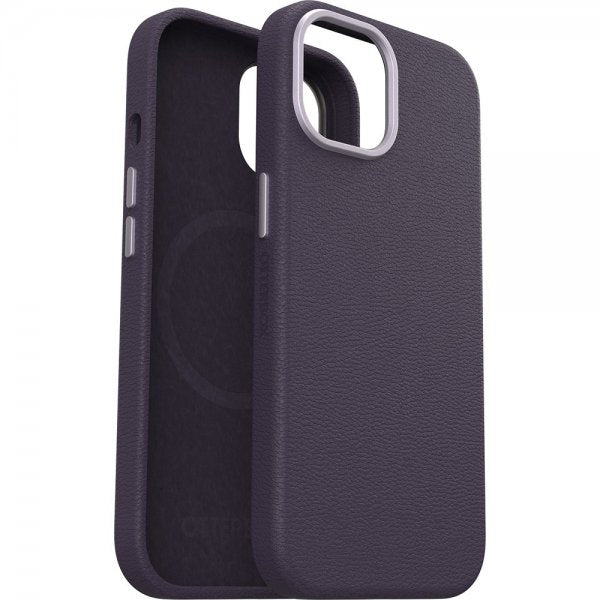 Otterbox iPhone 13/14/15 Deksel Symmetry Cactus Leather MagSafe Plum Luxe
