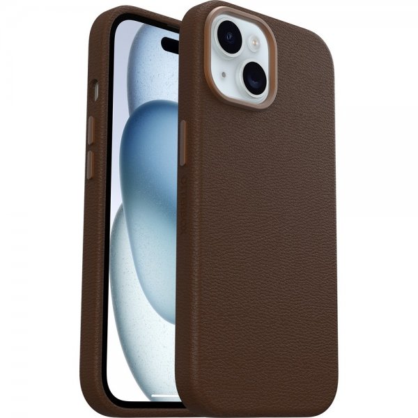Otterbox iPhone 13/14/15 Deksel Symmetry Cactus Leather MagSafe Rich Adobe