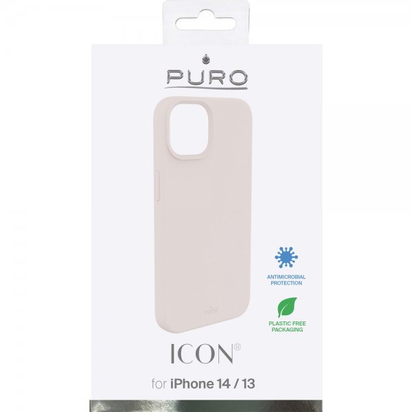 Puro iPhone 13/iPhone 14 Deksel Icon Rosa