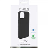 Puro iPhone 13/iPhone 14 Deksel Icon Svart